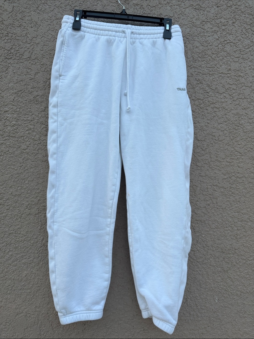 TNA White Track Joggers